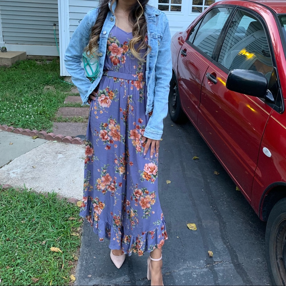 Purple jumpsuit